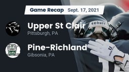 Recap: Upper St Clair vs. Pine-Richland  2021