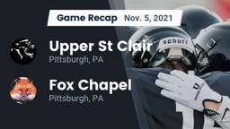 Recap: Upper St Clair vs. Fox Chapel  2021