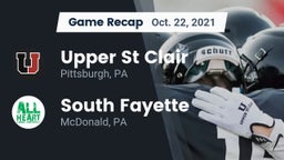 Recap: Upper St Clair vs. South Fayette  2021