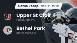 Recap: Upper St Clair vs. Bethel Park  2022