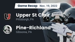 Recap: Upper St Clair vs. Pine-Richland  2022