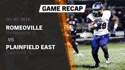 Recap: Romeoville  vs. Plainfield East  2016