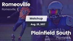 Matchup: Romeoville High vs. Plainfield South  2017