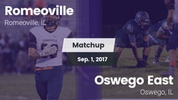 Matchup: Romeoville High vs. Oswego East  2017