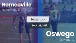 Matchup: Romeoville High vs. Oswego  2017