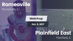 Matchup: Romeoville High vs. Plainfield East  2017