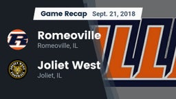Recap: Romeoville  vs. Joliet West  2018