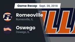 Recap: Romeoville  vs. Oswego  2018