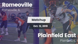 Matchup: Romeoville High vs. Plainfield East  2018