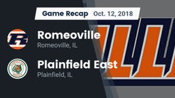 Recap: Romeoville  vs. Plainfield East  2018