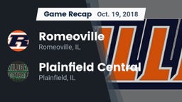 Recap: Romeoville  vs. Plainfield Central  2018