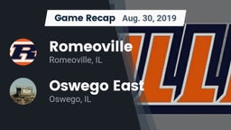 Recap: Romeoville  vs. Oswego East  2019