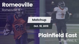 Matchup: Romeoville High vs. Plainfield East  2019