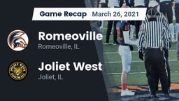 Recap: Romeoville  vs. Joliet West  2021