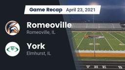 Recap: Romeoville  vs. York  2021
