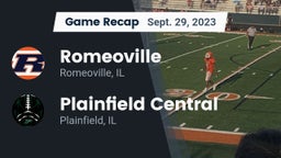 Recap: Romeoville  vs. Plainfield Central  2023