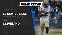 Recap: El Camino Real  vs. Cleveland  2016