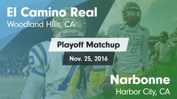 Matchup: El Camino Real High vs. Narbonne  2016