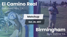 Matchup: El Camino Real High vs. Birmingham  2017