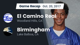 Recap: El Camino Real  vs. Birmingham  2017