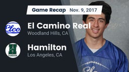 Recap: El Camino Real  vs. Hamilton  2017