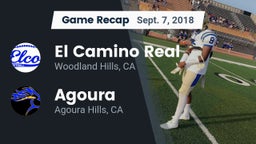 Recap: El Camino Real  vs. Agoura  2018