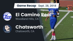 Recap: El Camino Real  vs. Chatsworth  2018