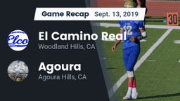 Recap: El Camino Real  vs. Agoura  2019