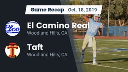 Recap: El Camino Real  vs. Taft  2019