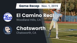 Recap: El Camino Real  vs. Chatsworth  2019