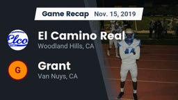 Recap: El Camino Real  vs. Grant  2019