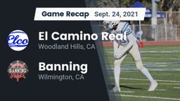 Recap: El Camino Real  vs. Banning  2021