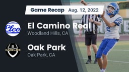 Recap: El Camino Real  vs. Oak Park  2022