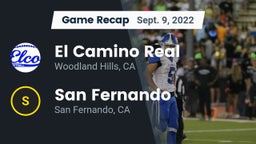 Recap: El Camino Real  vs. San Fernando  2022
