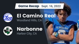 Recap: El Camino Real  vs. Narbonne  2022