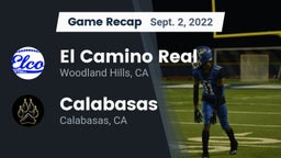 Recap: El Camino Real  vs. Calabasas  2022