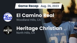 Recap: El Camino Real  vs. Heritage Christian   2023