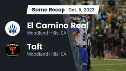 Recap: El Camino Real  vs. Taft  2023
