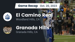 Recap: El Camino Real  vs. Granada Hills  2023