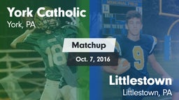 Matchup: York Catholic High vs. Littlestown  2016