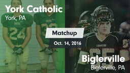 Matchup: York Catholic High vs. Biglerville  2016