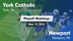 Matchup: York Catholic High vs. Newport  2016