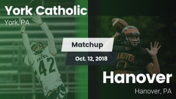 Matchup: York Catholic High vs. Hanover  2018