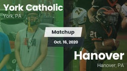 Matchup: York Catholic High vs. Hanover  2020