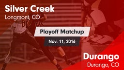 Matchup: Silver Creek vs. Durango  2016