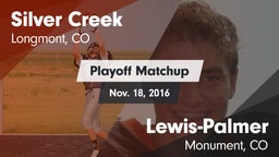 Matchup: Silver Creek vs. Lewis-Palmer  2016