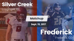 Matchup: Silver Creek vs. Frederick  2017