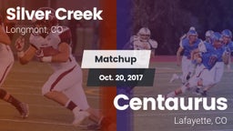 Matchup: Silver Creek vs. Centaurus  2017