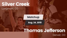 Matchup: Silver Creek vs. Thomas Jefferson  2018