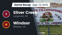 Recap: Silver Creek  vs. Windsor  2018